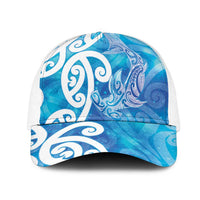 Hammerhead Shark Tattoo New Zealand Mesh Trucker Cap Maori Galaxy Mangopare Pattern