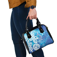 Hammerhead Shark Tattoo New Zealand Shoulder Handbag Maori Galaxy Mangopare Pattern LT14 - Polynesian Pride