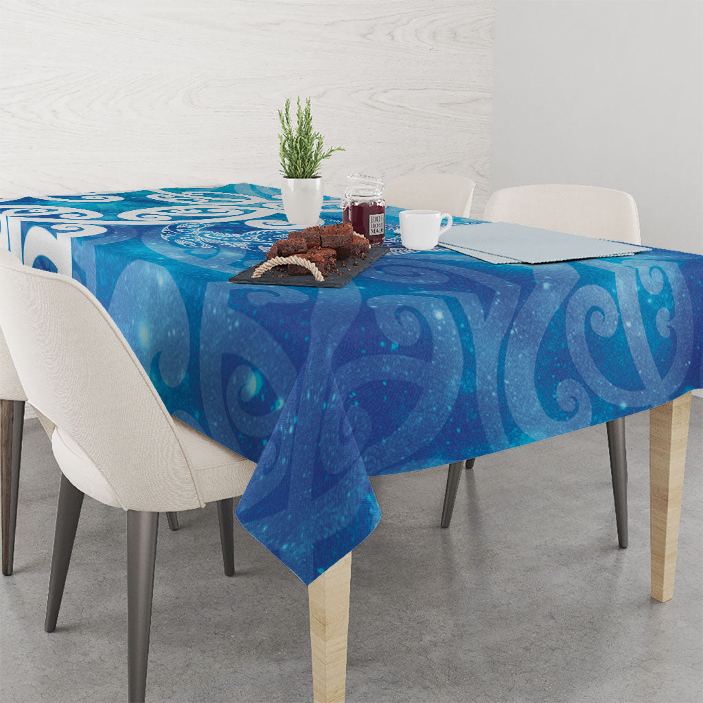 Hammerhead Shark Tattoo New Zealand Tablecloth Maori Galaxy Mangopare Pattern LT14 - Polynesian Pride