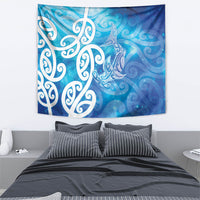 Hammerhead Shark Tattoo New Zealand Tapestry Maori Galaxy Mangopare Pattern LT14 - Polynesian Pride