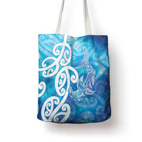 Hammerhead Shark Tattoo New Zealand Tote Bag Maori Galaxy Mangopare Pattern LT14 - Polynesian Pride