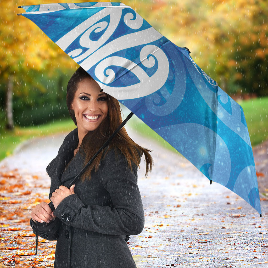 Hammerhead Shark Tattoo New Zealand Umbrella Maori Galaxy Mangopare Pattern LT14 - Polynesian Pride