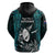 New Zealand Silver Fern Rugby Hoodie Aotearoa All Black Dabbing Ball With Maori Paua Shell LT14 - Polynesian Pride