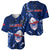 Samoa Rugby Baseball Jersey Manu Samoa Ula Fala Dabbing Ball Polynesian Blue Version LT14 - Polynesian Pride