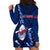 Samoa Rugby Hoodie Dress Manu Samoa Ula Fala Dabbing Ball Polynesian Blue Version LT14 - Polynesian Pride