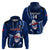 Custom Samoa Rugby Hoodie Manu Samoa Ula Fala Dabbing Ball Polynesian Blue Version LT14 - Polynesian Pride