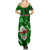 Samoa Rugby Summer Maxi Dress Manu Samoa Ula Fala Dabbing Ball Polynesian Green Version LT14 - Polynesian Pride