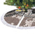 Brown and Black Hawaii Shark Tattoo Tree Skirt Puakenikeni Lei Plumeria Polynesian Pattern - Polynesian Pride