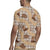Khaki Palaka Hawaii Cowboy Rugby Jersey Puakenikeni Lei Paniolo Papale Seamless Vibes - Polynesian Pride