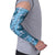 Cyan Palaka Hawaii Cowboy Arm Sleeves Puakenikeni Lei Paniolo Papale Seamless Vibes - Polynesian Pride