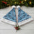Cyan Palaka Hawaii Cowboy Christmas Santa Hat Puakenikeni Lei Paniolo Papale Seamless Vibes - Polynesian Pride
