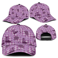 Purple Palaka Hawaii Cowboy Classic Cap Puakenikeni Lei Paniolo Papale Seamless Vibes - Polynesian Pride