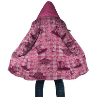 Pink Palaka Hawaii Cowboy Cloak Puakenikeni Lei Paniolo Papale Seamless Vibes - Polynesian Pride