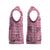 Pink Palaka Hawaii Cowboy Christmas Knitted V-Neck Vest Puakenikeni Lei Paniolo Papale Seamless Vibes - Polynesian Pride