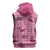 Pink Palaka Hawaii Cowboy Sleeveless Hoodie Puakenikeni Lei Paniolo Papale Seamless Vibes - Polynesian Pride