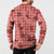 Red Palaka Hawaii Cowboy Button Sweatshirt Puakenikeni Lei Paniolo Papale Seamless Vibes - Polynesian Pride