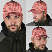Red Palaka Hawaii Cowboy Classic Cap Puakenikeni Lei Paniolo Papale Seamless Vibes - Polynesian Pride