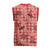 Red Palaka Hawaii Cowboy Christmas Knitted V-Neck Vest Puakenikeni Lei Paniolo Papale Seamless Vibes - Polynesian Pride