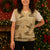 Yellow Palaka Hawaii Cowboy Christmas Knitted V-Neck Vest Puakenikeni Lei Paniolo Papale Seamless Vibes - Polynesian Pride