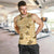 Yellow Palaka Hawaii Cowboy Men Tank Top Puakenikeni Lei Paniolo Papale Seamless Vibes - Polynesian Pride