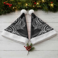 New Zealand Hammerhead Shark Christmas Santa Hat Maori Haehae Mangopare Black - Polynesian Pride