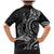 New Zealand Hammerhead Shark Family Matching Mermaid Dress and Hawaiian Shirt Maori Haehae Mangopare Black - Polynesian Pride