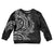 New Zealand Hammerhead Shark Kid Ugly Christmas Sweater Maori Haehae Mangopare Black - Polynesian Pride