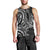New Zealand Hammerhead Shark Men Tank Top Maori Haehae Mangopare Black - Polynesian Pride