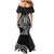 New Zealand Hammerhead Shark Mermaid Dress Maori Haehae Mangopare Black - Polynesian Pride