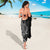 New Zealand Hammerhead Shark Sarong Maori Haehae Mangopare Black - Polynesian Pride
