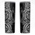 New Zealand Hammerhead Shark Skinny Tumbler Maori Haehae Mangopare Black - Polynesian Pride