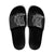 New Zealand Hammerhead Shark Slide Sandals Maori Haehae Mangopare Black - Polynesian Pride