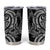 New Zealand Hammerhead Shark Tumbler Cup Maori Haehae Mangopare Black - Polynesian Pride