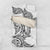 New Zealand Hammerhead Shark Bedding Set Maori Haehae Mangopare White - Polynesian Pride