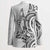 New Zealand Hammerhead Shark Blazer Maori Haehae Mangopare White - Polynesian Pride