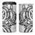New Zealand Hammerhead Shark 4 in 1 Can Cooler Tumbler Maori Haehae Mangopare White - Polynesian Pride