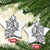 New Zealand Hammerhead Shark Ceramic Ornament Maori Haehae Mangopare White - Polynesian Pride