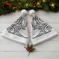 New Zealand Hammerhead Shark Christmas Santa Hat Maori Haehae Mangopare White - Polynesian Pride