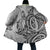 New Zealand Hammerhead Shark Cloak Maori Haehae Mangopare White - Polynesian Pride