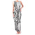 New Zealand Hammerhead Shark Family Matching Tank Maxi Dress and Hawaiian Shirt Maori Haehae Mangopare White - Polynesian Pride
