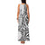 New Zealand Hammerhead Shark Family Matching Tank Maxi Dress and Hawaiian Shirt Maori Haehae Mangopare White - Polynesian Pride