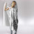 New Zealand Hammerhead Shark Hooded Blanket Maori Haehae Mangopare White - Polynesian Pride
