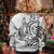 New Zealand Hammerhead Shark Kid Ugly Christmas Sweater Maori Haehae Mangopare White - Polynesian Pride