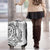 New Zealand Hammerhead Shark Luggage Cover Maori Haehae Mangopare White - Polynesian Pride