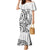 New Zealand Hammerhead Shark Mermaid Dress Maori Haehae Mangopare White - Polynesian Pride