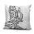New Zealand Hammerhead Shark Pillow Cover Maori Haehae Mangopare White - Polynesian Pride