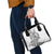 New Zealand Hammerhead Shark Shoulder Handbag Maori Haehae Mangopare White - Polynesian Pride