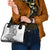 New Zealand Hammerhead Shark Shoulder Handbag Maori Haehae Mangopare White - Polynesian Pride