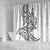 New Zealand Hammerhead Shark Shower Curtain Maori Haehae Mangopare White - Polynesian Pride
