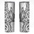 New Zealand Hammerhead Shark Skinny Tumbler Maori Haehae Mangopare White - Polynesian Pride